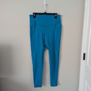 Old Navy PowerSoft Coze Edition Teal Leggings SZ L